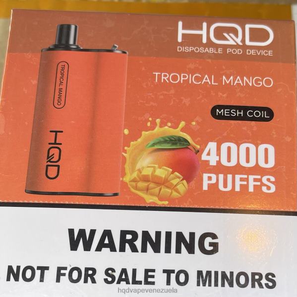 HQD Tech Reviews - HQD BOX 4000 bocanadas 8X2LD79 mango tropical