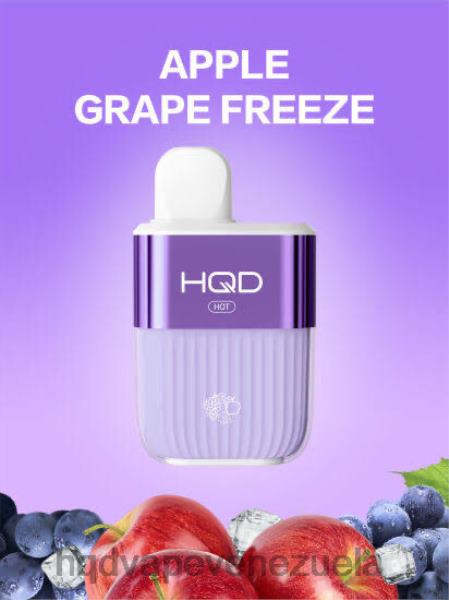 HQD Tech Reviews - HQD HOT 5000 bocanadas 8X2LD59 congelación de manzana y uva