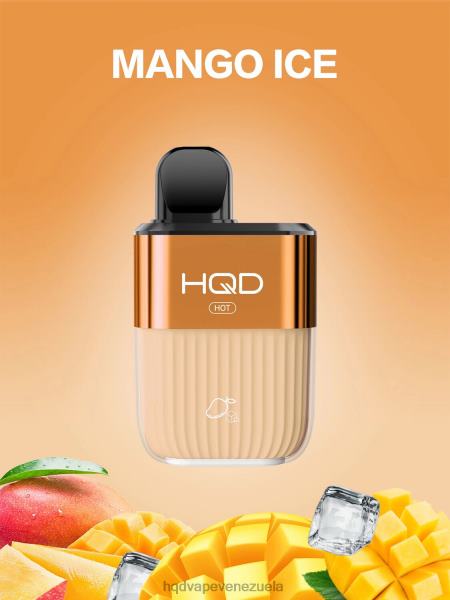 HQD Vape Maracaibo - HQD HOT 5000 bocanadas 8X2LD64 hielo de mango