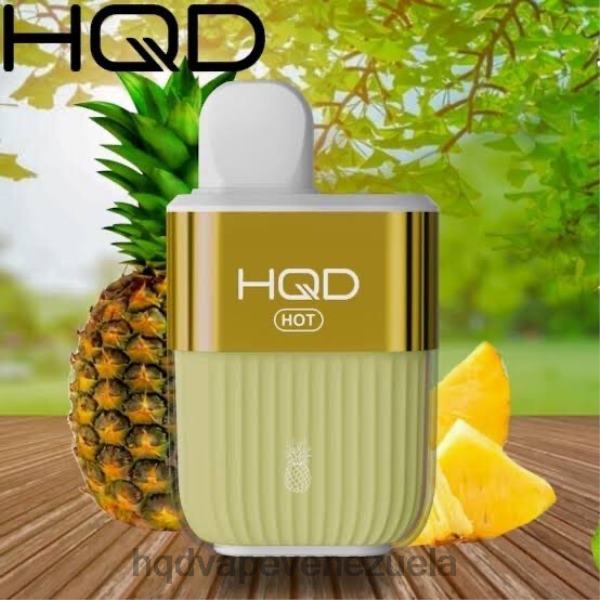 HQD Vape Precio - HQD HOT 5000 bocanadas 8X2LD65 piña