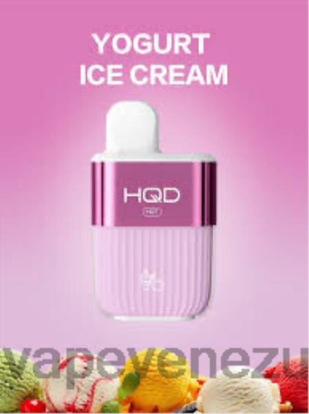 HQD Vape Review - HQD HOT 5000 bocanadas 8X2LD58 helado de yogur