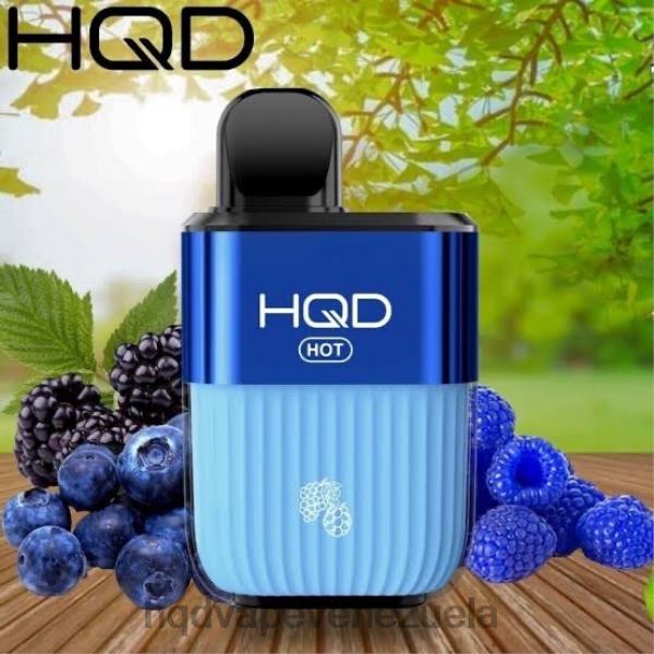 HQD Vape Review - HQD HOT 5000 bocanadas 8X2LD68 moras frecas