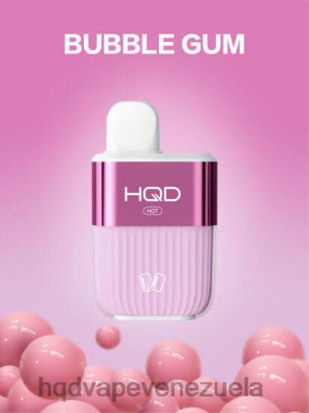 HQD Vape Sabores - HQD HOT 5000 bocanadas 8X2LD56 chicle