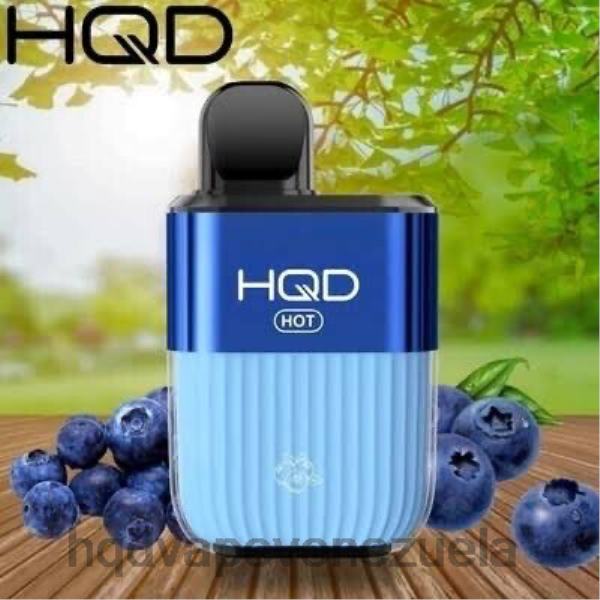 HQD Vape Sabores - HQD HOT 5000 bocanadas 8X2LD66 arándano