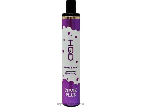 HQD Disposable Vape - HQD CUVIE PLUS desechable 8X2LD130 baya y leche