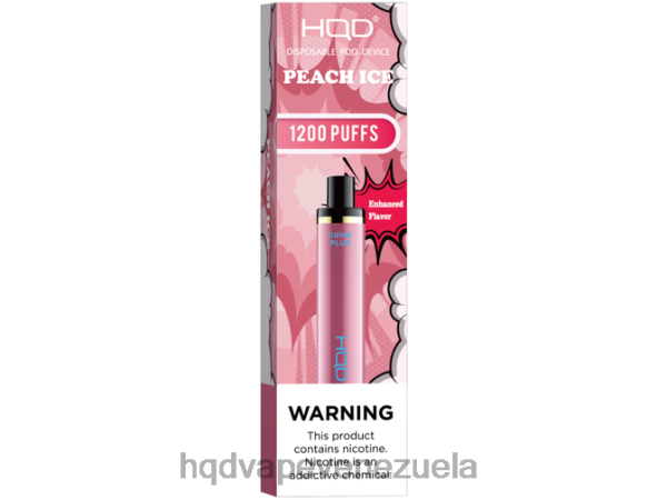 HQD Disposable Vape - HQD CUVIE PLUS vaporizador desechable 8X2LD230 hielo de durazno
