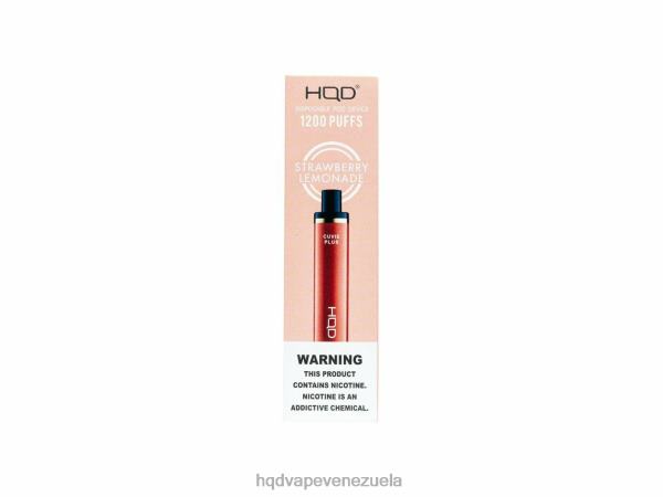 HQD Sale - HQD CUVIE PLUS vaporizador desechable 8X2LD257 limonada de fresa