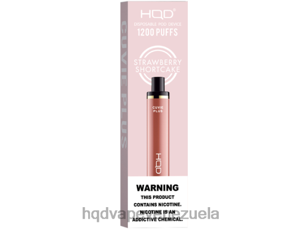 HQD Tech Reviews - HQD CUVIE PLUS vaporizador desechable 8X2LD259 pastel de fresas