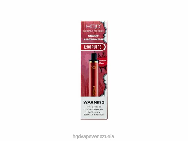 HQD Vape Caracas - HQD CUVIE PLUS vaporizador desechable 8X2LD152 granada cereza