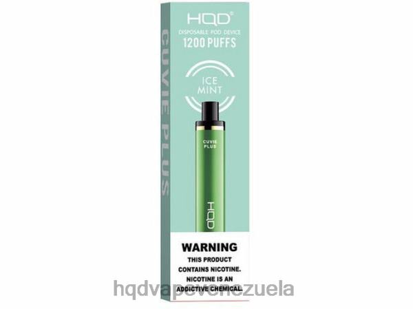 HQD Vape Caracas - HQD CUVIE PLUS vaporizador desechable 8X2LD202 menta helada