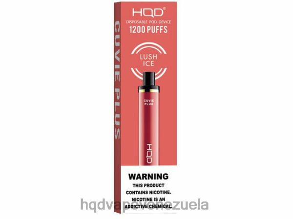 HQD Vape Caracas - HQD CUVIE PLUS vaporizador desechable 8X2LD212 hielo exuberante