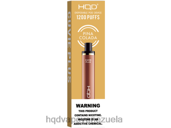 HQD Vape Caracas - HQD CUVIE PLUS vaporizador desechable 8X2LD232 piña colada