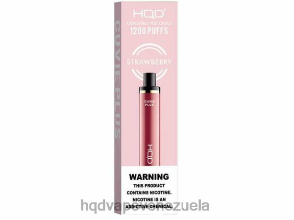 HQD Vape Caracas - HQD CUVIE PLUS vaporizador desechable 8X2LD252 fresa