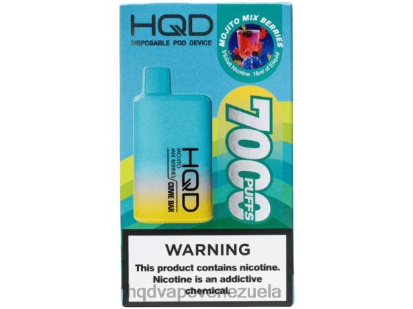 HQD Vape Maracaibo - HQD CUVIE BAR desechable 8X2LD224 mezcla de mojitos de bayas