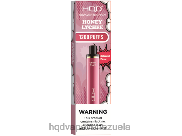HQD Vape Maracaibo - HQD CUVIE PLUS vaporizador desechable 8X2LD174 miel de lichi