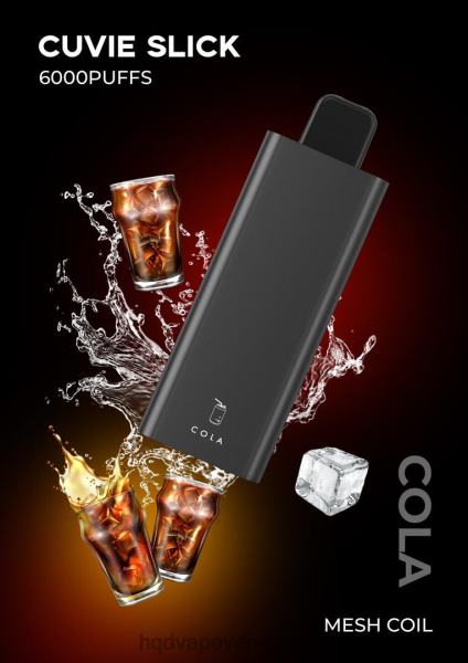 HQD Vape Precio - HQD CUVIE SLICK 6000 bocanadas 8X2LD25 cola resbaladiza