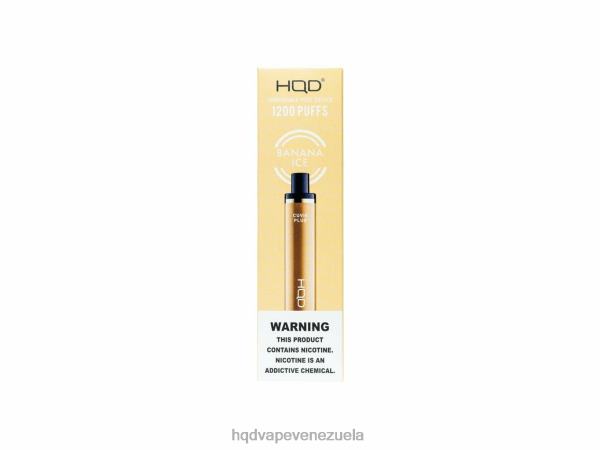 HQD Vape Review - HQD CUVIE PLUS vaporizador desechable 8X2LD128 hielo de plátano