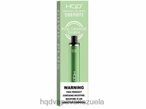 HQD Vape Review - HQD CUVIE PLUS vaporizador desechable 8X2LD238 pog naranja guayaba