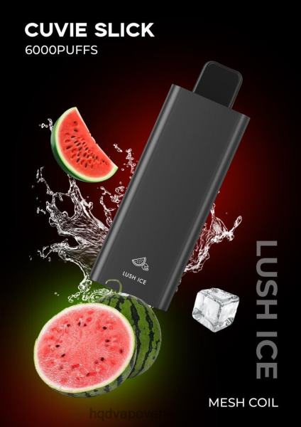 HQD Vape Review - HQD CUVIE SLICK 6000 bocanadas 8X2LD28 hielo resbaladizo y exuberante