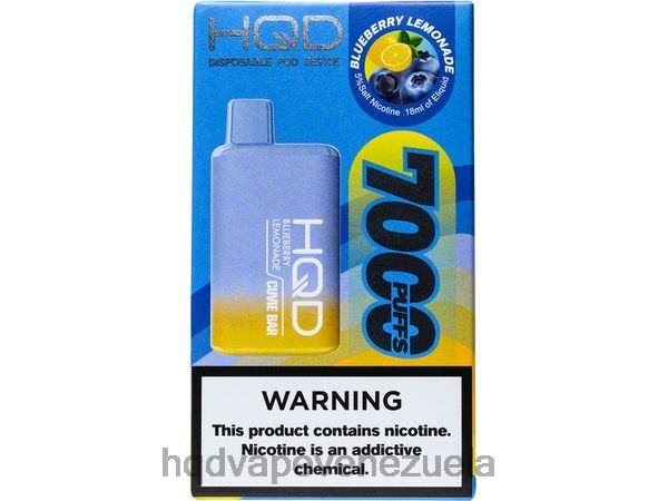 HQD Vape Venezuela - HQD CUVIE BAR desechable 8X2LD141 Limonada de arándanos