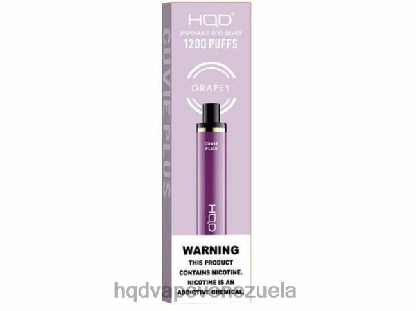 HQD Vape Venezuela - HQD CUVIE PLUS vaporizador desechable 8X2LD171 uva