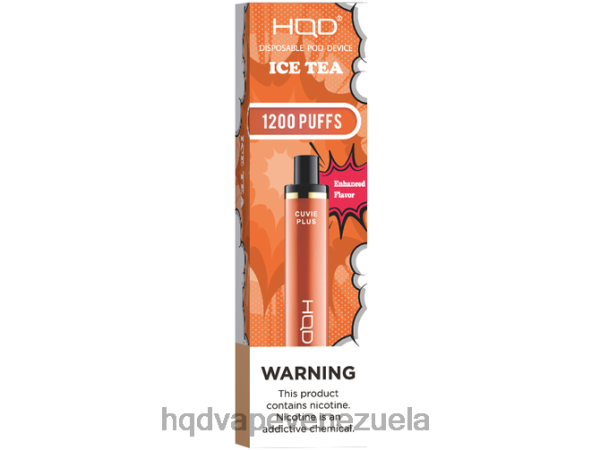 HQD Venezuela - HQD CUVIE PLUS vaporizador desechable 8X2LD203 té helado