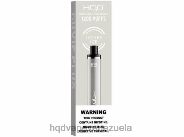 HQD Venezuela - HQD CUVIE PLUS vaporizador desechable 8X2LD213 hielo de lichi