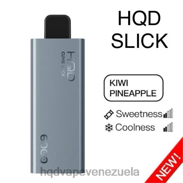 HQD Venezuela - HQD CUVIE SLICK 6000 bocanadas 8X2LD23 piña kiwi resbaladiza