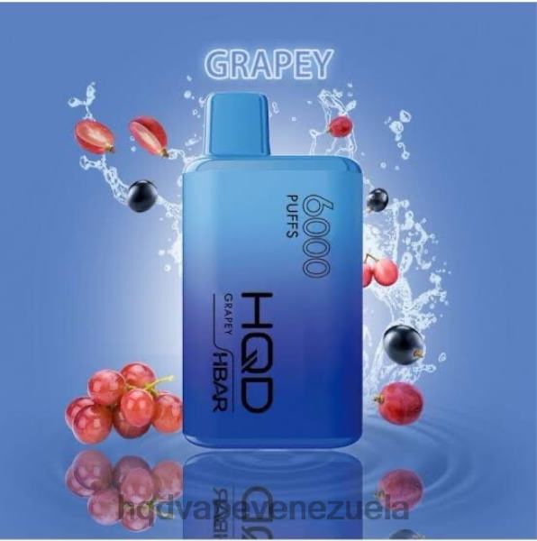 HQD Vape Caracas - HQD HBAR 6000 bocanadas 8X2LD42 uva