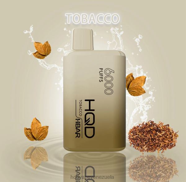 HQD Vape Caracas - HQD HBAR 6000 bocanadas 8X2LD52 tabaco