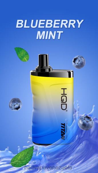 HQD Vape Sabores - HQD TITAN 7000 bocanadas 8X2LD6 menta de arándanos