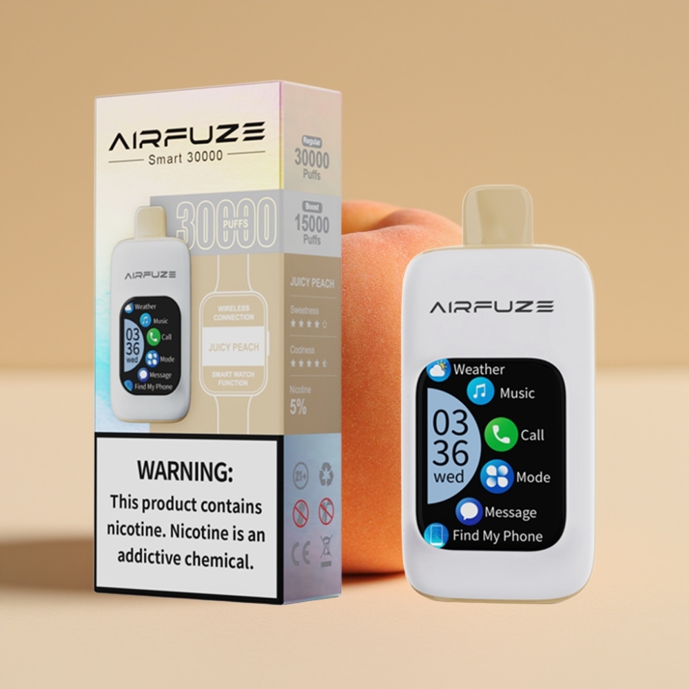 AirFuze Smart 30000 Puffs Durazno Jugoso 5% 900mAh