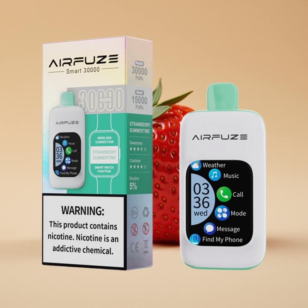 AirFuze Smart 30000 Puffs TFT Pantalla Táctil Fresa Veraniega