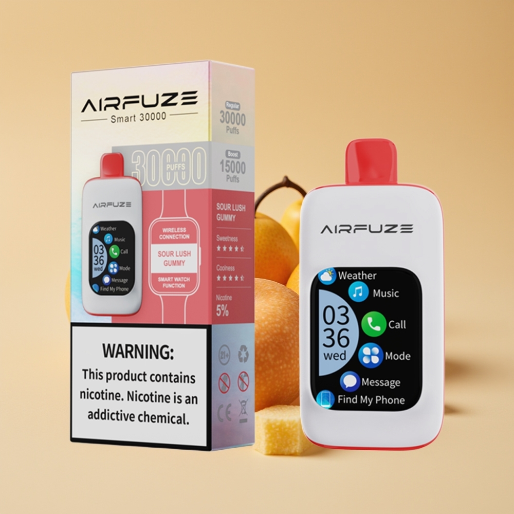 AirFuze Smart 30000 Puffs Touch Screen Gomitas Ácidas Jugosas