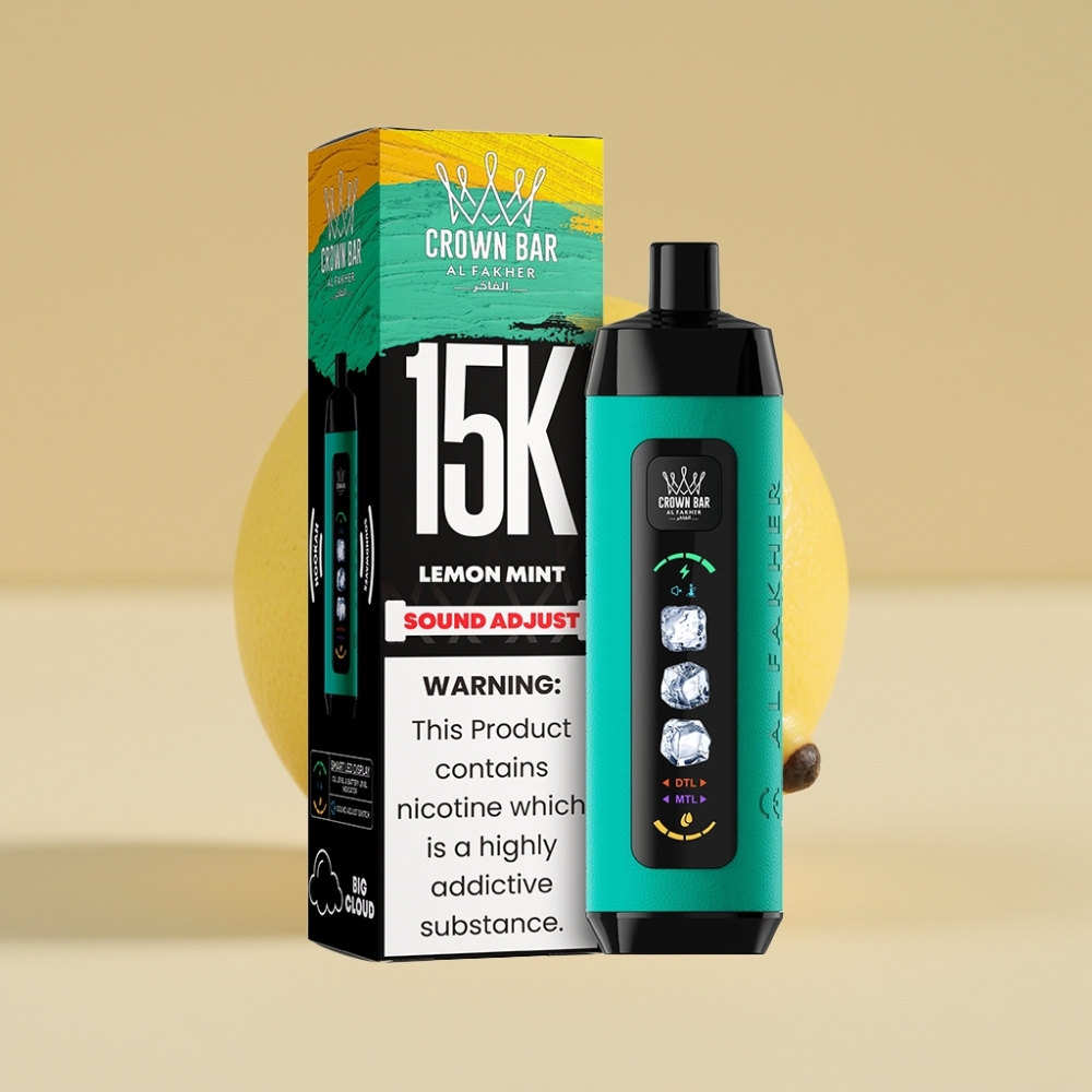 Al Fakher 15k Ajuste Nubes Desechable 15000 Puffs 22ml Limón Menta
