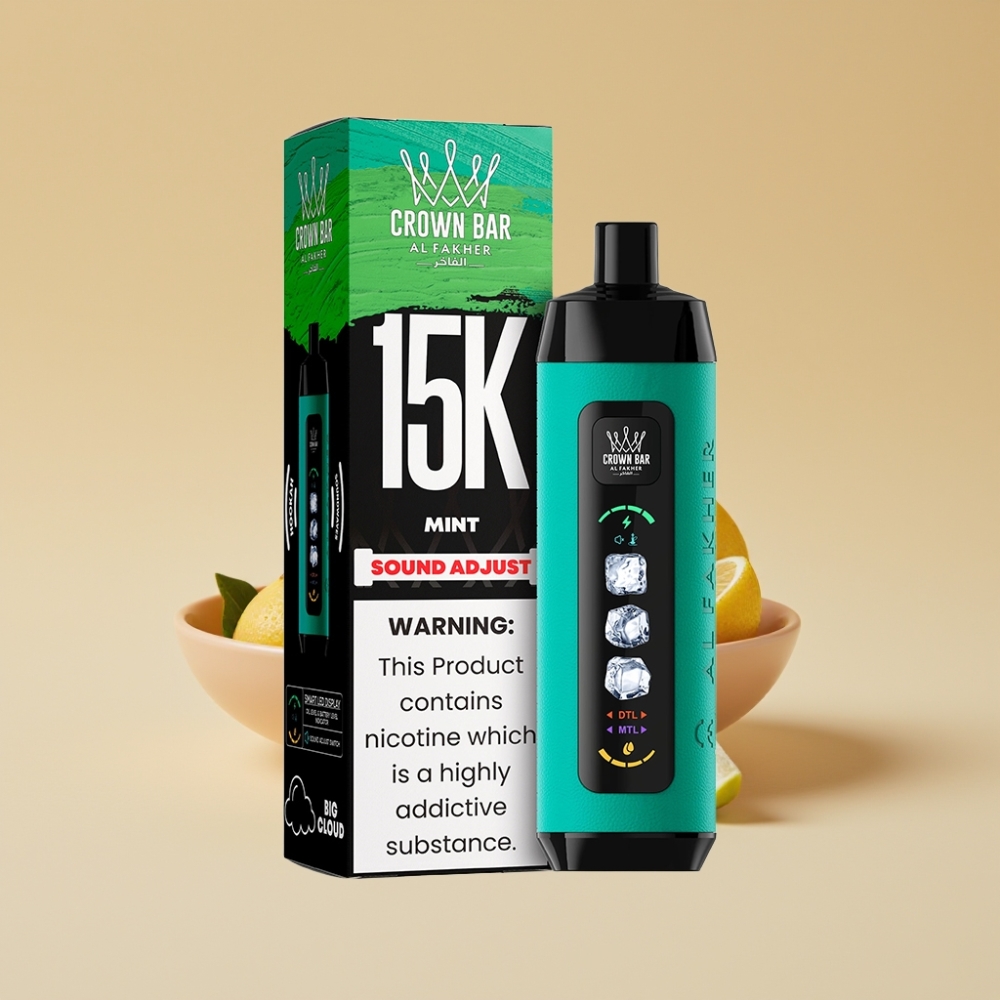 Al Fakher 15k Ajuste de Nubes Desechable 15000 Puffs 22ml Menta