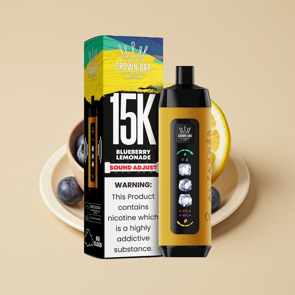 Al Fakher 15k Ice Adjust Clouds 15000 Puffs 22ml Limonada de Arándano