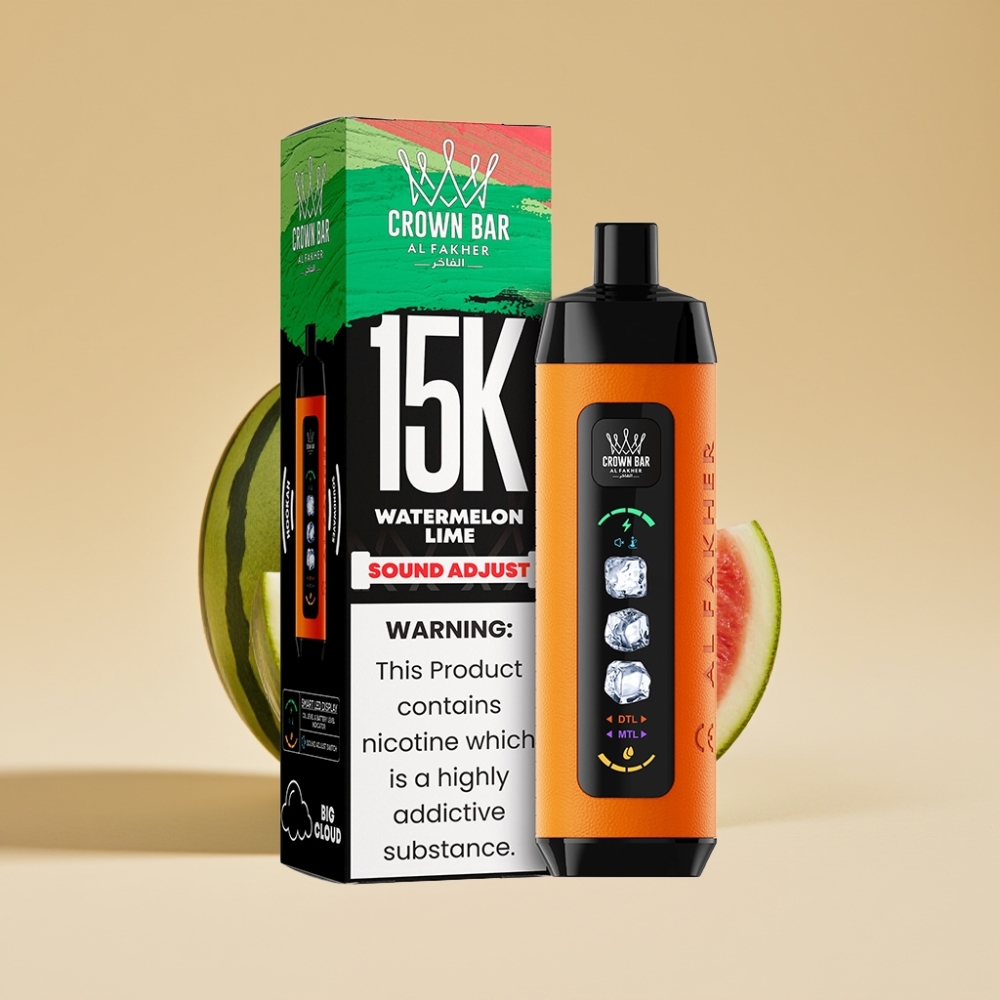 Al Fakher 15k Ice Adjust Clouds Disposable 15000 Puffs Sandía Lima 22ml