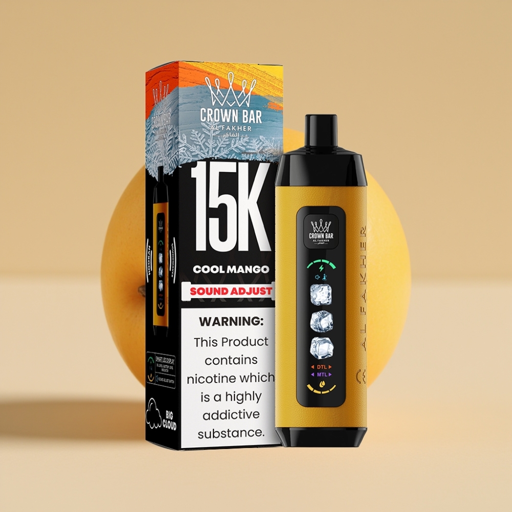 Al Fakher 15k Ice Adjust Clouds Disposable Device 15000 Puffs 22ml Mango Frío
