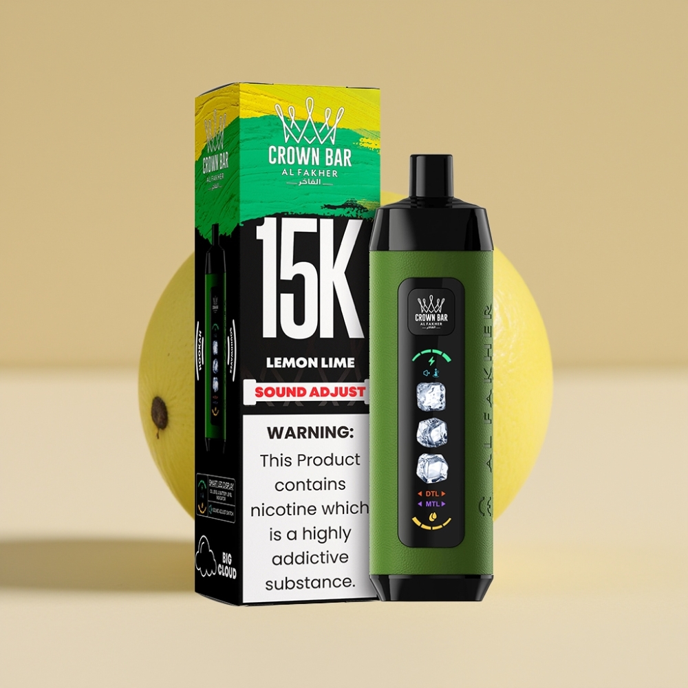 Al Fakher 15k Ice Adjust Clouds Disposable Device 15000 Puffs Limón Lima 22ml