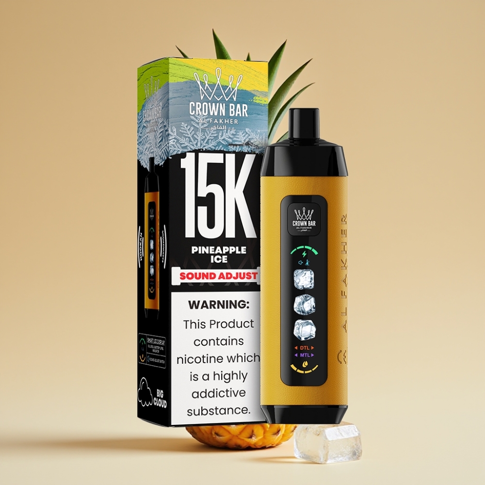 Al Fakher 15k Ice Adjust Clouds Disposable Device Piña Helada 15000 Puffs 22ml