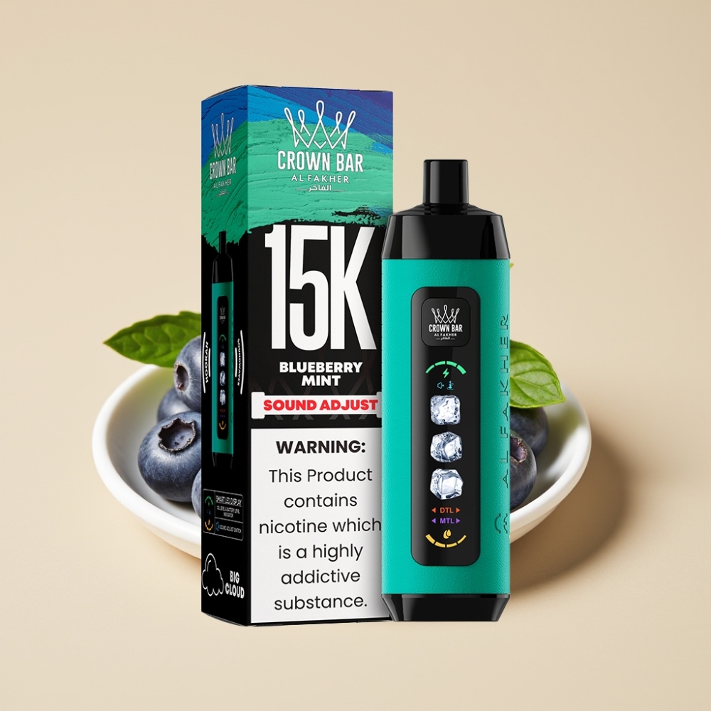 Al Fakher 15k Ice Adjust Clouds Dispositivo Desechable 15000 Bocanadas Menta Arándano