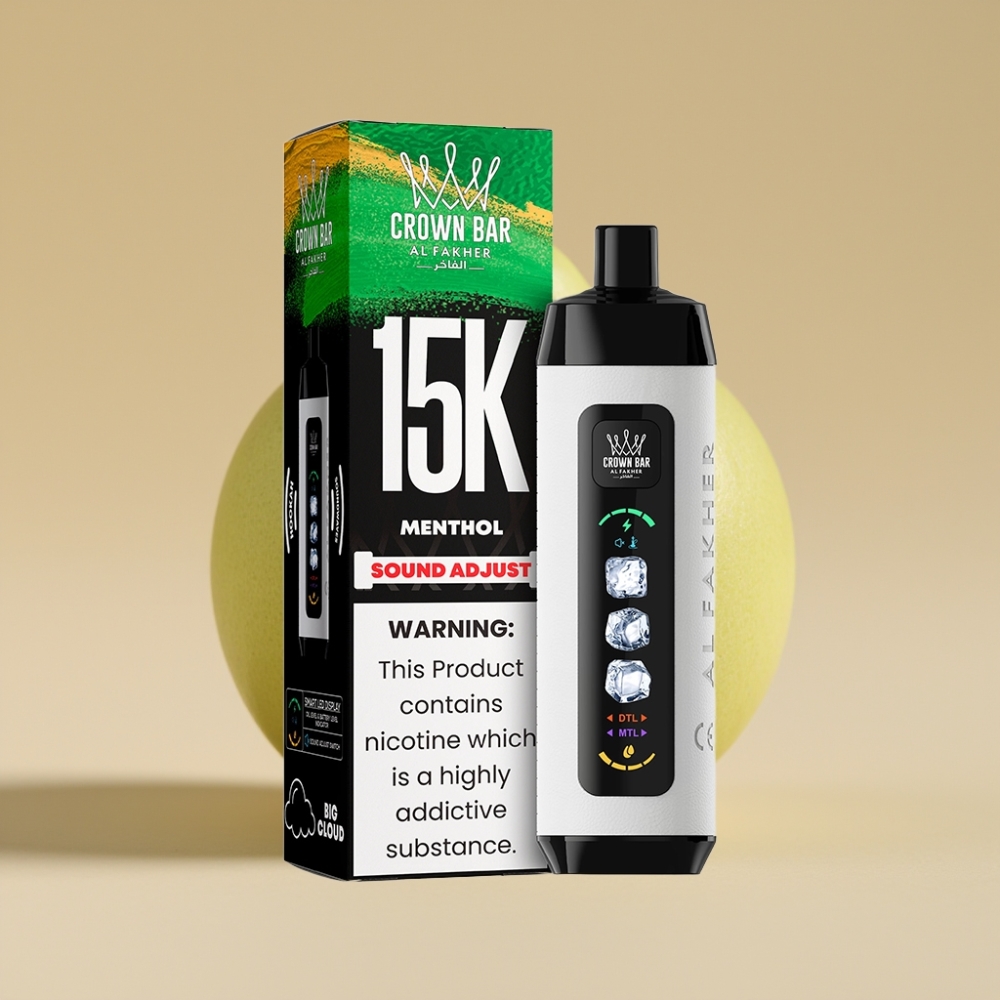 Al Fakher 15k Ice Adjust Clouds Dispositivo Desechable 15000 Puffs 22ml Mentolado