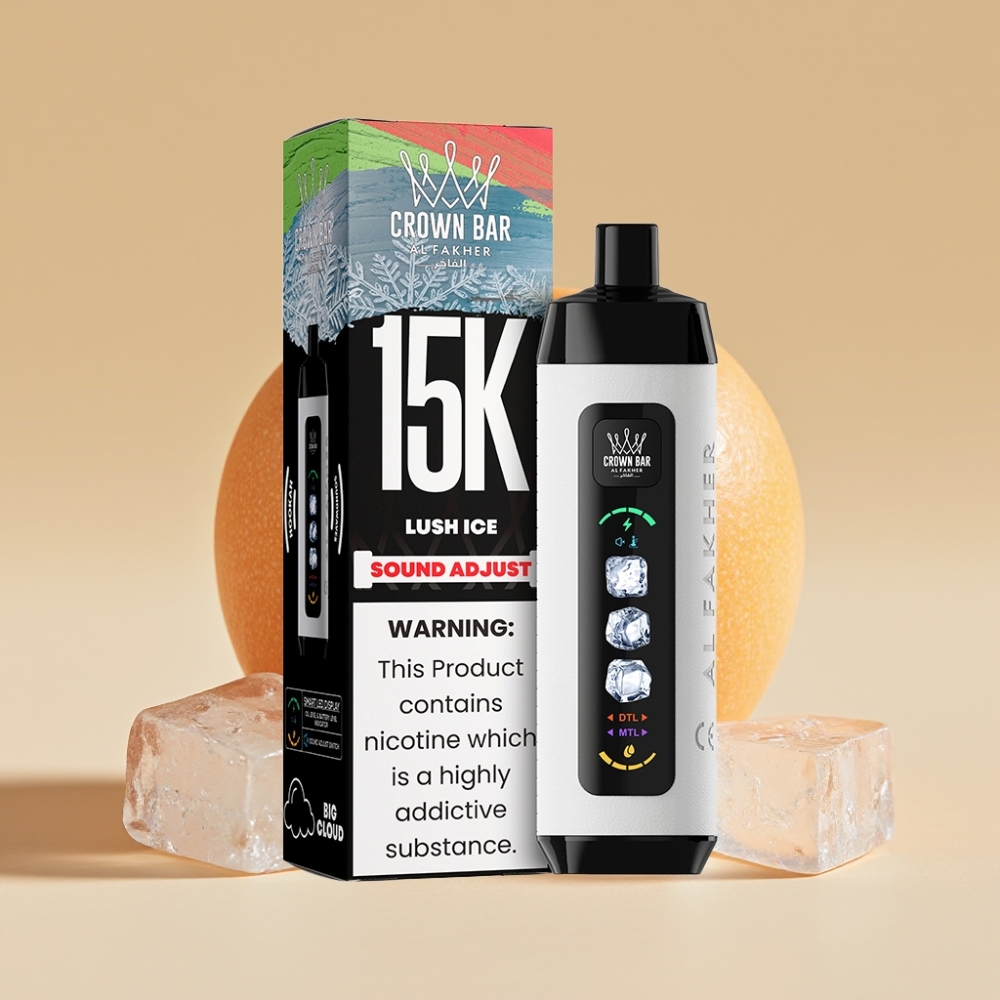 Al Fakher 15k Ice Adjust Clouds Dispositivo Desechable 15000 Puffs Hielo Exuberante