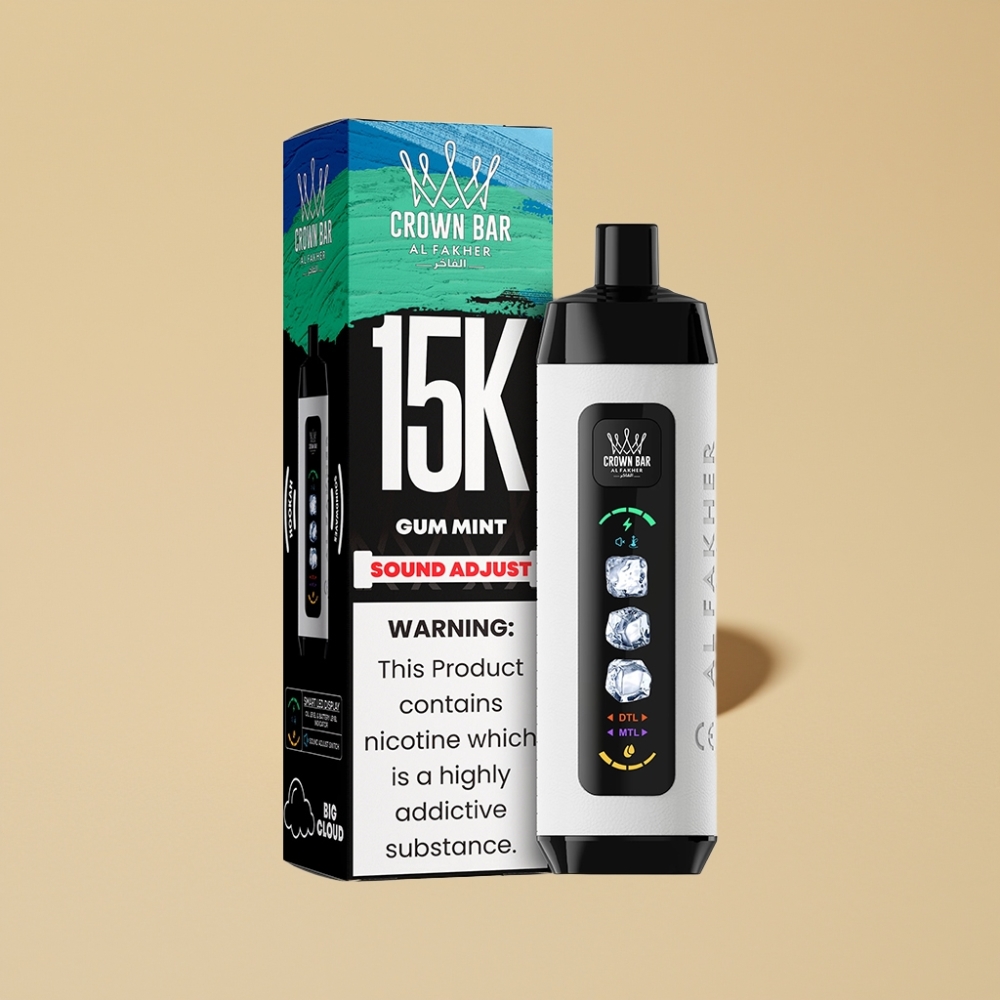 Al Fakher 15k Nube Ajustable Goma Menta 15000 Chupadas 22ml