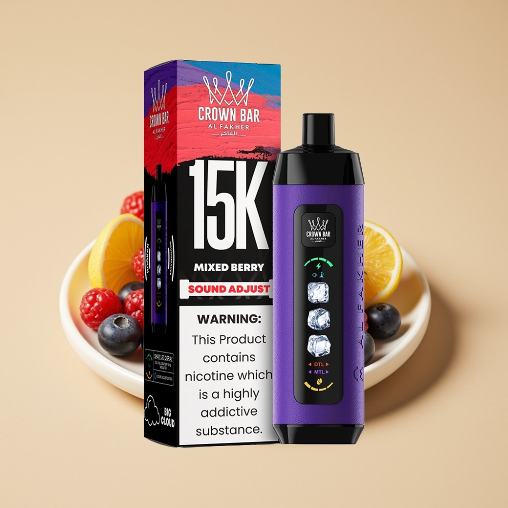 Al Fakher 15k Nube Ajustable Hielo Dispositivo Desechable 15000 Puffs Bayas Mixtas