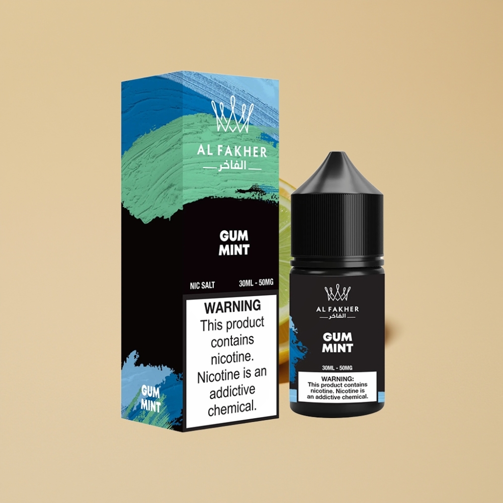AL Fakher Nicotine Salt Chicle Menta Puffs 50MG 30ml