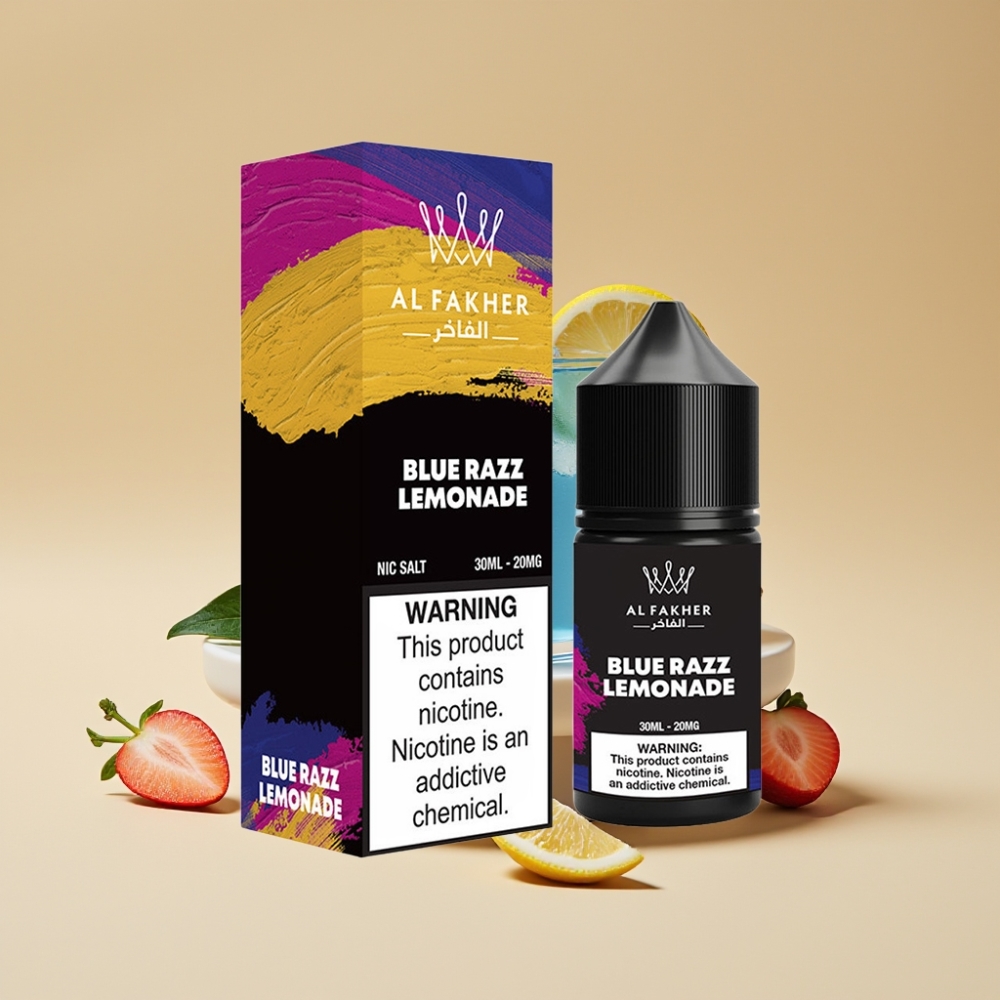 AL Fakher Nicotine Salt Puffs 30ml Limonada de Frambuesa Azul 20MG