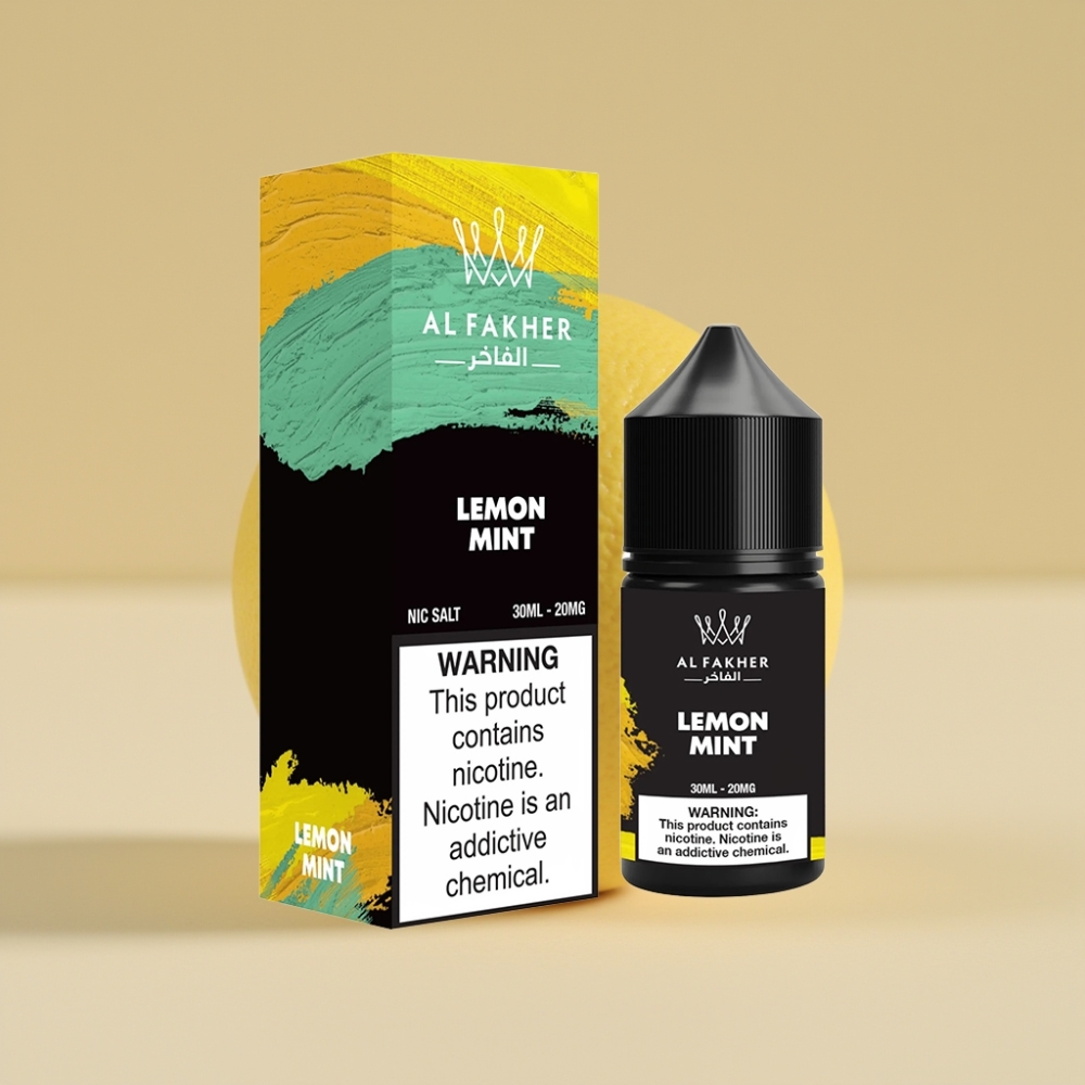 AL Fakher Nicotine Salt Puffs 30ml Menta Limón