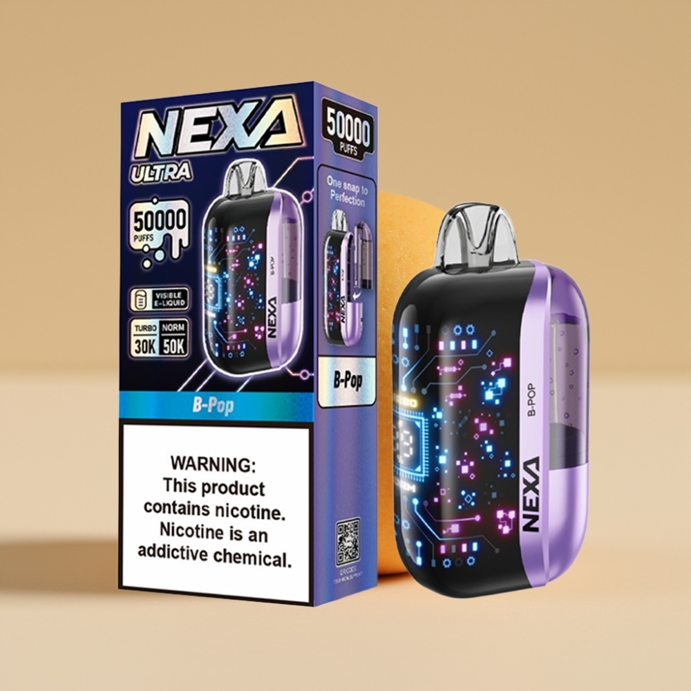 NEXA Ultra 50K 50000 Puffs Pantalla Curva 3D B-Pop